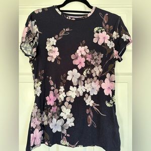 Ted Baker floral top. Ted size 3=US size M/8